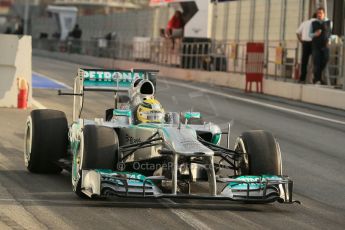 World © Octane Photographic Ltd. Formula 1 Winter testing, Barcelona – Circuit de Catalunya, 19th February 2013. Mercedes AMG Petronas F1 W04 – Nico Rosberg. Digital Ref: 0576lw1d1148