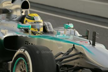 World © Octane Photographic Ltd. Formula 1 Winter testing, Barcelona – Circuit de Catalunya, 19th February 2013. Mercedes AMG Petronas F1 W04 – Nico Rosberg. Digital Ref: 0576lw1d1165