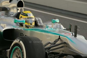 World © Octane Photographic Ltd. Formula 1 Winter testing, Barcelona – Circuit de Catalunya, 19th February 2013. Mercedes AMG Petronas  F1 W04 – Nico Rosberg. Digital Ref: 0576lw1d1165