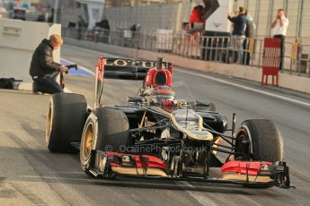 World © Octane Photographic Ltd. Formula 1 Winter testing, Barcelona – Circuit de Catalunya, 19th February 2013. Lotus E31, Kimi Raikkonen. Digital Ref: 0576lw1d1221