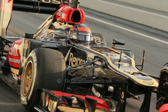 World © Octane Photographic Ltd. Formula 1 Winter testing, Barcelona – Circuit de Catalunya, 19th February 2013. Lotus E31, Kimi Raikkonen. Digital Ref: 0576lw1d1233