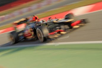 World © Octane Photographic Ltd. Formula 1 Winter testing, Barcelona – Circuit de Catalunya, 20th February 2013. Lotus E31, Kimi Raikkonen. Digital Ref: