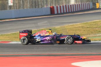 World © Octane Photographic Ltd. Formula 1 Winter testing, Barcelona – Circuit de Catalunya, 20th February 2013. Infiniti Red Bull Racing RB9. Sebastian Vettel. Digital Ref: