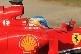 World © Octane Photographic Ltd. Formula 1 Winter testing, Barcelona – Circuit de Catalunya, 20th February 2013. Ferrari F138 – Fernando Alonso. Digital Ref: