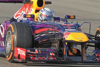 World © Octane Photographic Ltd. Formula 1 Winter testing, Barcelona – Circuit de Catalunya, 20th February 2013. Infiniti Red Bull Racing RB9. Sebastian Vettel. Digital Ref: