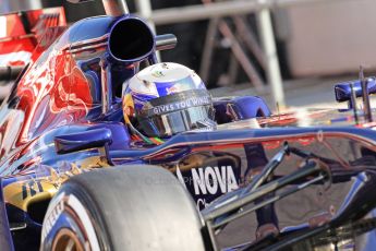 World © Octane Photographic Ltd. Formula 1 Winter testing, Barcelona – Circuit de Catalunya, 20th February 2013. Toro Rosso STR8, Daniel Ricciardo. Digital Ref: