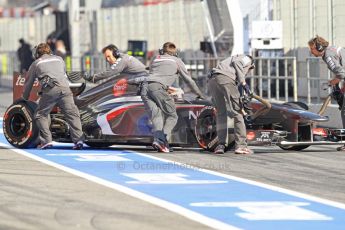 World © Octane Photographic Ltd. Formula 1 Winter testing, Barcelona – Circuit de Catalunya, 20th February 2013. Sauber C32, Nico Hulkenberg. Digital Ref: