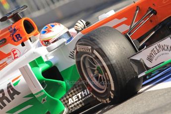 World © Octane Photographic Ltd. Formula 1 Winter testing, Barcelona – Circuit de Catalunya, 20th February 2013. Sahara Force India VJM06 – Paul di Resta. Digital Ref: