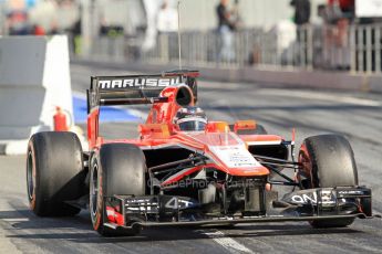 World © Octane Photographic Ltd. Formula 1 Winter testing, Barcelona – Circuit de Catalunya, 20th February 2013. Marussia MR02, Max Chilton. Digital Ref: