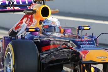 World © Octane Photographic Ltd. Formula 1 Winter testing, Barcelona – Circuit de Catalunya, 20th February 2013. Infiniti Red Bull Racing RB9. Sebastian Vettel. Digital Ref: