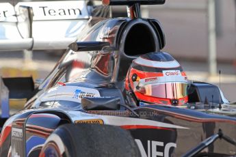 World © Octane Photographic Ltd. Formula 1 Winter testing, Barcelona – Circuit de Catalunya, 20th February 2013. Sauber C32, Nico Hulkenberg. Digital Ref: