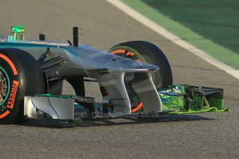 World © Octane Photographic Ltd. Formula 1 Winter testing, Barcelona – Circuit de Catalunya, 20th February 2013. Mercedes AMG Petronas F1 W04, Lewis Hamilton. Digital Ref: