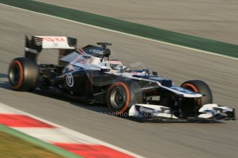 World © Octane Photographic Ltd. Formula 1 Winter testing, Barcelona – Circuit de Catalunya, 20th February 2013. Williams FW35, Valterri Bottas. Digital Ref: