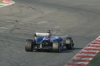 World © Octane Photographic Ltd. Formula 1 Winter testing, Barcelona – Circuit de Catalunya, 20th February 2013. Williams FW35, Valterri Bottas. Digital Ref: