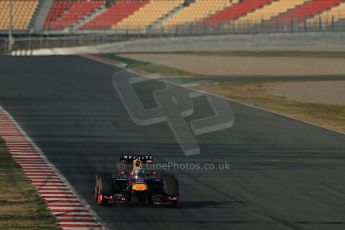 World © Octane Photographic Ltd. Formula 1 Winter testing, Barcelona – Circuit de Catalunya, 20th February 2013. Infiniti Red Bull Racing RB9. Sebastian Vettel. Digital Ref: