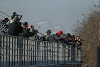 World © Octane Photographic Ltd. Formula 1 Winter testing, Barcelona – Circuit de Catalunya, 20th February 2013. The fans. Digital Ref: