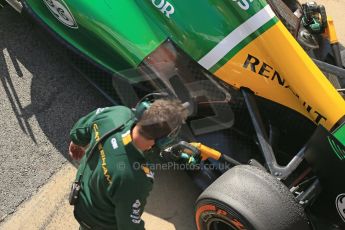 World © Octane Photographic Ltd. Formula 1 Winter testing, Barcelona – Circuit de Catalunya, 20th February 2013. Caterham CT03, Charles Pic. Digital Ref: