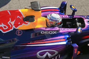 World © Octane Photographic Ltd. Formula 1 Winter testing, Barcelona – Circuit de Catalunya, 20th February 2013. Infiniti Red Bull Racing RB9. Sebastian Vettel. Digital Ref: