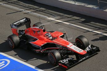 World © Octane Photographic Ltd. Formula 1 Winter testing, Barcelona – Circuit de Catalunya, 20th February 2013. Marussia MR02, Max Chilton. Digital Ref: