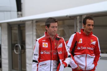 World © Octane Photographic Ltd. Formula 1 Winter testing, Barcelona – Circuit de Catalunya, 21st February 2013. Ferrari Rob Smedley. Digital Ref: 0578cb7d2571