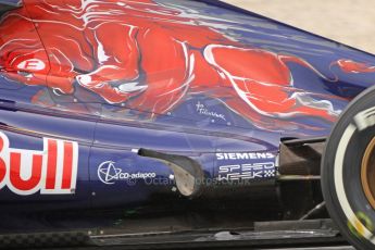 World © Octane Photographic Ltd. Formula 1 Winter testing, Barcelona – Circuit de Catalunya, 21st February 2013. Toro Rosso STR8, Jean-Eric Vergne. Digital Ref: 0578cb7d2608