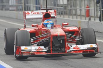 World © Octane Photographic Ltd. Formula 1 Winter testing, Barcelona – Circuit de Catalunya, 21st February 2013. Ferrari F138 - Fernando Alonso. Digital Ref: 0578cb7d8885