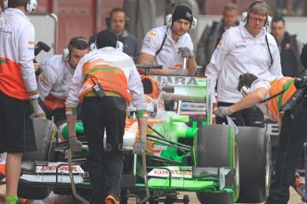 World © Octane Photographic Ltd. Formula 1 Winter testing, Barcelona – Circuit de Catalunya, 21st February 2013. Sahara Force India VJM06 – Adrian Sutil. Digital Ref: 0578cb7d8908