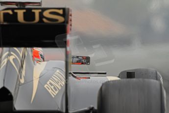 World © Octane Photographic Ltd. Formula 1 Winter testing, Barcelona – Circuit de Catalunya, 21st February 2013. Lotus E31, Romain Grosjean. Digital Ref: 0578cb7d8918