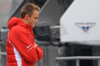 World © Octane Photographic Ltd. Formula 1 Winter testing, Barcelona – Circuit de Catalunya, 21st February 2013. Marussia MR02, Max Chilton. Digital Ref: 0578cb7d8922