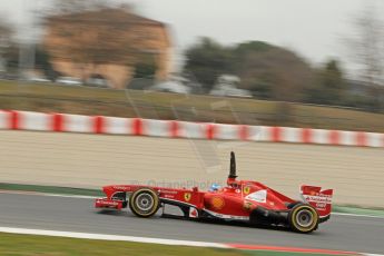 World © Octane Photographic Ltd. Formula 1 Winter testing, Barcelona – Circuit de Catalunya, 21st February 2013. Ferrari F138 - Fernando Alonso. Digital Ref: 0578cb7d9049