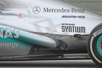 World © Octane Photographic Ltd. Formula 1 Winter testing, Barcelona – Circuit de Catalunya, 21st February 2013. Mercedes AMG Petronas F1 W04, Nico Rosberg. Digital Ref: 0578cb7d9067