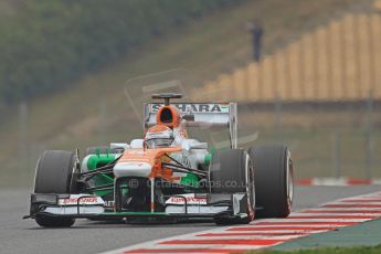 World © Octane Photographic Ltd. Formula 1 Winter testing, Barcelona – Circuit de Catalunya, 21st February 2013. Sahara Force India VJM06 – Adrian Sutil. Digital Ref: 0578cb7d9078
