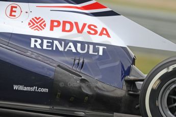 World © Octane Photographic Ltd. Formula 1 Winter testing, Barcelona – Circuit de Catalunya, 21st February 2013, morning sessions. Williams FW35, Pastor Maldonado. Digital Ref: 0578cb7d9085