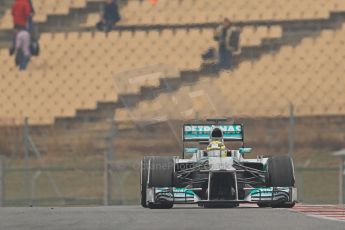 World © Octane Photographic Ltd. Formula 1 Winter testing, Barcelona – Circuit de Catalunya, 21st February 2013. Mercedes AMG Petronas F1 W04, Nico Rosberg. Digital Ref: 0578cb7d9097
