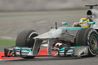 World © Octane Photographic Ltd. Formula 1 Winter testing, Barcelona – Circuit de Catalunya, 21st February 2013. Mercedes AMG Petronas F1 W04, Nico Rosberg. Digital Ref: 0578cb7d9128