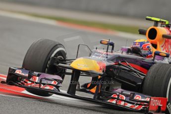 World © Octane Photographic Ltd. Formula 1 Winter testing, Barcelona – Circuit de Catalunya, 21st February 2013. Infiniti Red Bull Racing RB9, Mark Webber. Digital Ref: 0578cb7d9134