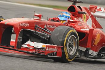 World © Octane Photographic Ltd. Formula 1 Winter testing, Barcelona – Circuit de Catalunya, 21st February 2013. Ferrari F138 - Fernando Alonso. Digital Ref: 0578cb7d9218