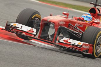 World © Octane Photographic Ltd. Formula 1 Winter testing, Barcelona – Circuit de Catalunya, 21st February 2013. Ferrari F138 - Fernando Alonso. Digital Ref: 0578cb7d9246