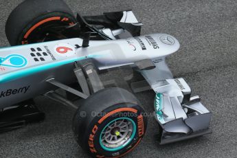 World © Octane Photographic Ltd. Formula 1 Winter testing, Barcelona – Circuit de Catalunya, 21st February 2013. Mercedes AMG Petronas F1 W04, Nico Rosberg. Digital Ref: 0578lw1d2817