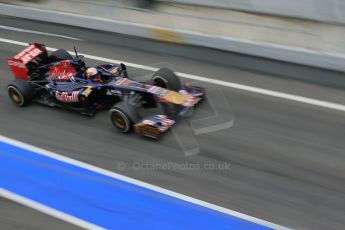 World © Octane Photographic Ltd. Formula 1 Winter testing, Barcelona – Circuit de Catalunya, 21st February 2013. Toro Rosso STR8, Jean-Eric Vergne. Digital Ref: 0578lw1d2827