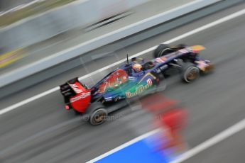 World © Octane Photographic Ltd. Formula 1 Winter testing, Barcelona – Circuit de Catalunya, 21st February 2013. Toro Rosso STR8, Jean-Eric Vergne. Digital Ref: 0578lw1d2833