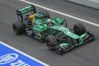 World © Octane Photographic Ltd. Formula 1 Winter testing, Barcelona – Circuit de Catalunya, 21st February 2013. Caterham CT03, Giedo van de Garde.. Digital Ref: 0578lw1d2849