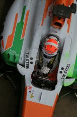 World © Octane Photographic Ltd. Formula 1 Winter testing, Barcelona – Circuit de Catalunya, 21st February 2013. Sahara Force India VJM06 – Adrian Sutil. Digital Ref: 0578lw1d2936