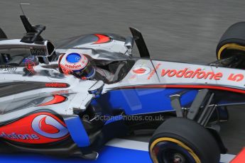 World © Octane Photographic Ltd. Formula 1 Winter testing, Barcelona – Circuit de Catalunya, 21st February 2013. Vodafone McLaren Mercedes MP4/28, Jenson Button. Digital Ref: 0578lw1d2986