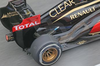 World © Octane Photographic Ltd. Formula 1 Winter testing, Barcelona – Circuit de Catalunya, 21st February 2013. Lotus E31, Romain Grosjean. Digital Ref: 0578lw1d3070