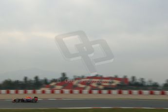World © Octane Photographic Ltd. Formula 1 Winter testing, Barcelona – Circuit de Catalunya, 21st February 2013. Infiniti Red Bull Racing RB9, Mark Webber. Digital Ref: 0578lw1d3567
