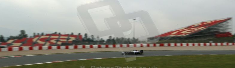 World © Octane Photographic Ltd. Formula 1 Winter testing, Barcelona – Circuit de Catalunya, 21st February 2013, morning sessions. Williams FW35, Pastor Maldonado. Digital Ref: 0578lw1d3618