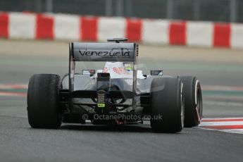 World © Octane Photographic Ltd. Formula 1 Winter testing, Barcelona – Circuit de Catalunya, 21st February 2013, morning sessions. Williams FW35, Pastor Maldonado. Digital Ref: 0578lw1d3753