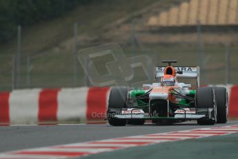 World © Octane Photographic Ltd. Formula 1 Winter testing, Barcelona – Circuit de Catalunya, 21st February 2013. Sahara Force India VJM06 – Adrian Sutil. Digital Ref: 0578lw1d3782