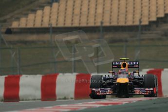 World © Octane Photographic Ltd. Formula 1 Winter testing, Barcelona – Circuit de Catalunya, 21st February 2013. Infiniti Red Bull Racing RB9, Mark Webber. Digital Ref: 0578lw1d3852